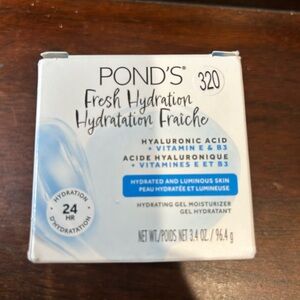 Ponds Fresh Hydration GEL MOISTURIZER 3.4oz Hyaluronic Acid + Vitamin E & B3 NEW
